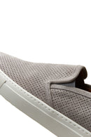 Erkek Gri Süet Deri Spor Loafer | Derimod