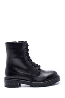 Women's Black Zippered Boots | Derimod