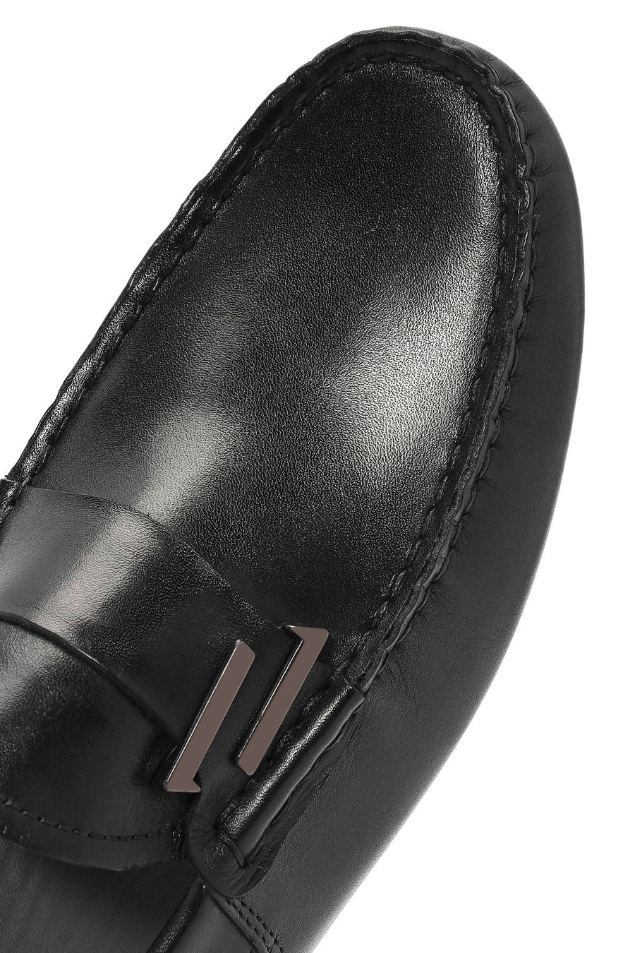 
Men's Black Leather Casual Loafer

