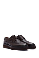 Men's Brown Laced Leather Classic Shoes | Derimod