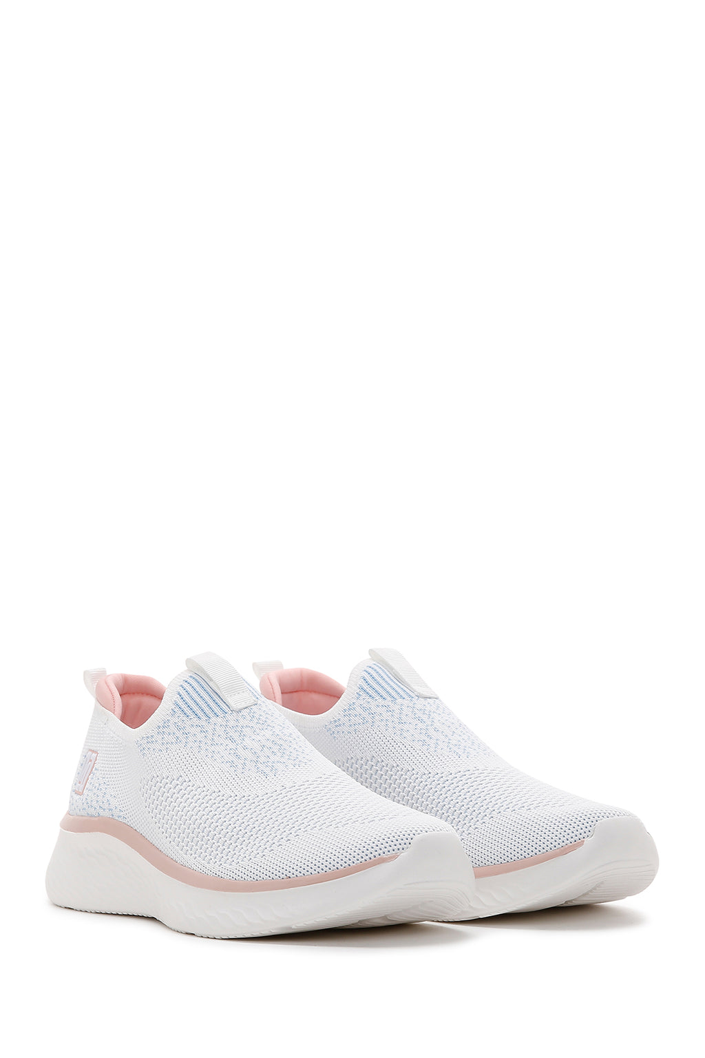 Kadın Beyaz Kumaş Sneaker