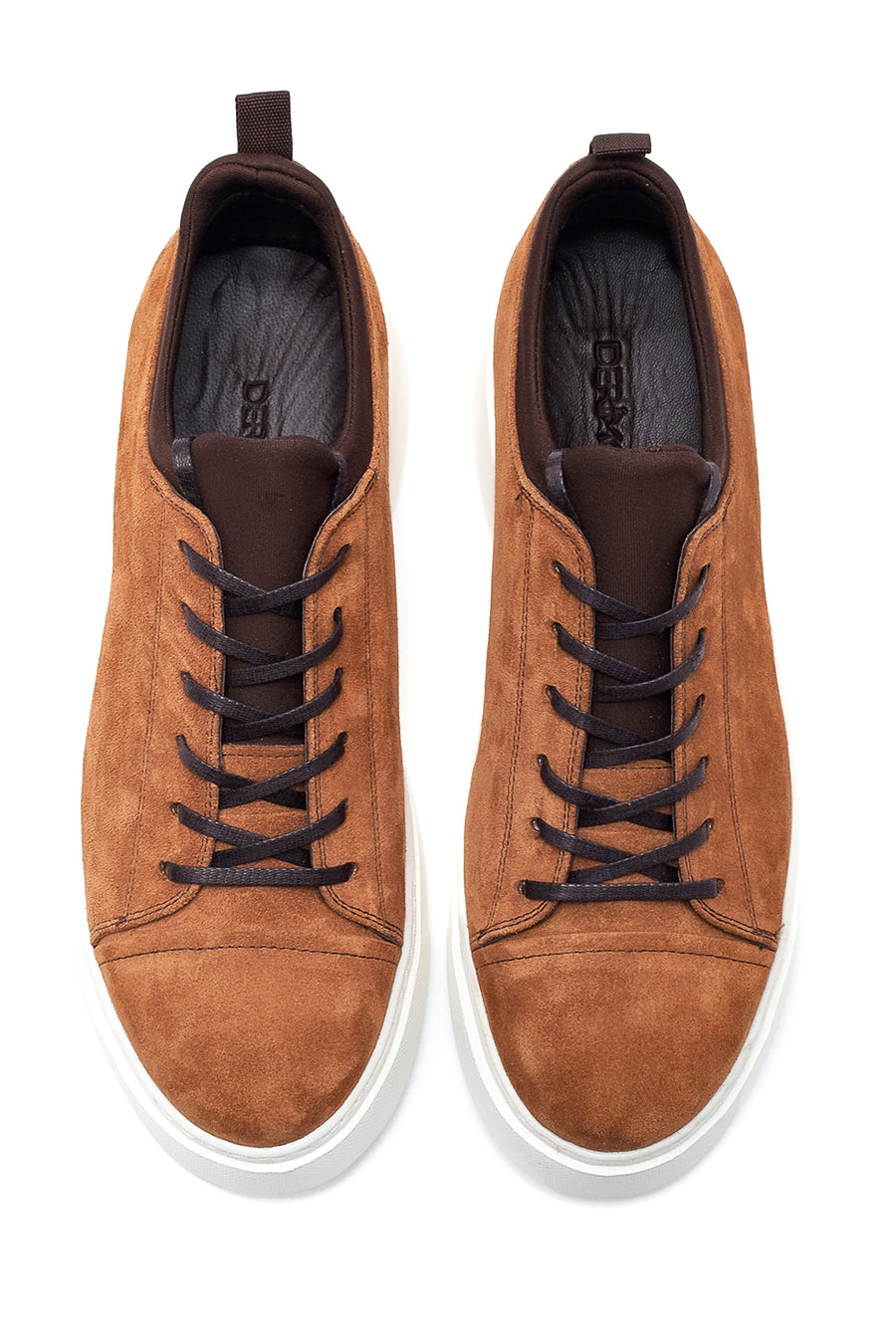 Erkek Taba Süet Deri Sneaker