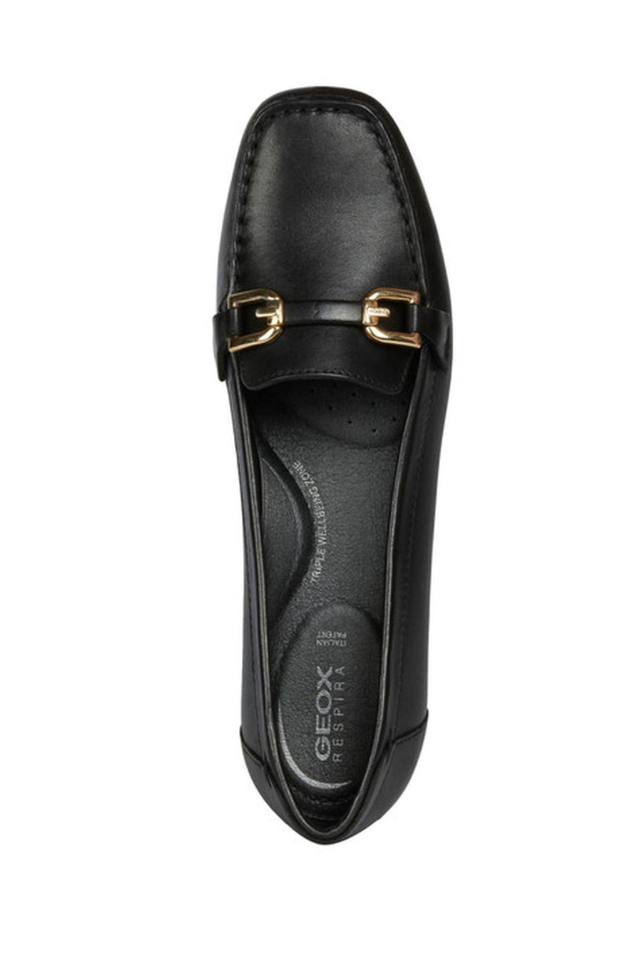 Geox Kadın Siyah Annytah Moc Deri Casual Loafer