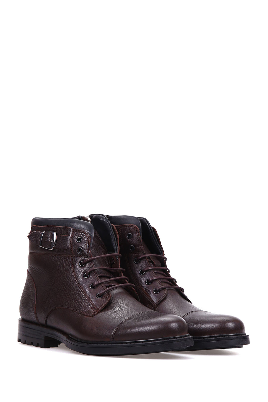 Soft Leather Zippered Men's Boots