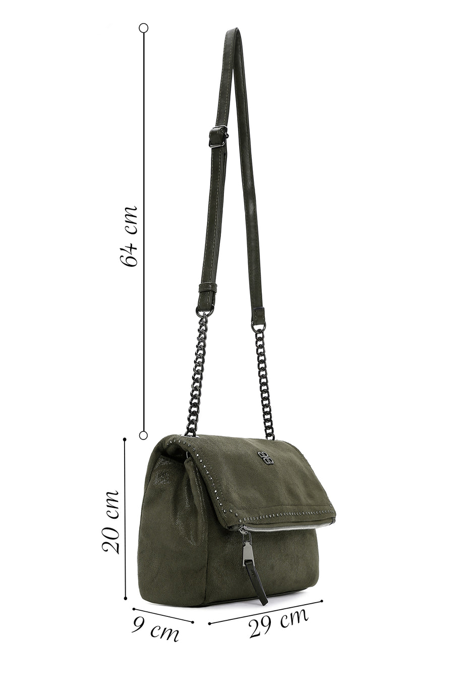 Women's Khaki Shoulder Bag