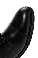 Men's Black Laced Leather Classic Shoes | Derimod