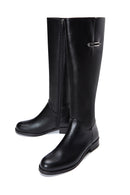 Women's Black Zippered Boots | Derimod