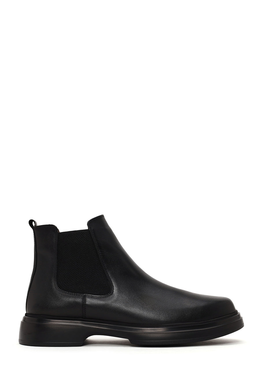 Male Black Leather Chelsea Boots WM770012DV | Derimod