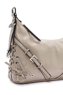 Women's Beige Metal Detailed Shoulder Bag | Derimod