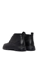 Men's Black Lace-Up Leather Casual Boots | Derimod