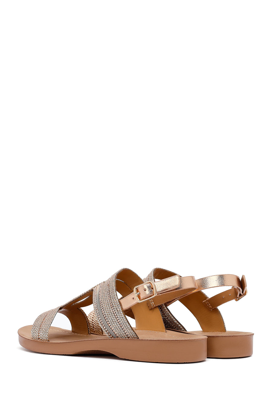 Women's Pink Stone Sandals