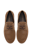 Woman Walnut Lace-Up Thick-Soled Suede Casual Shoes | Derimod