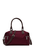 Woman Burgundy Long-Strap Fabric Shoulder Bag | Derimod