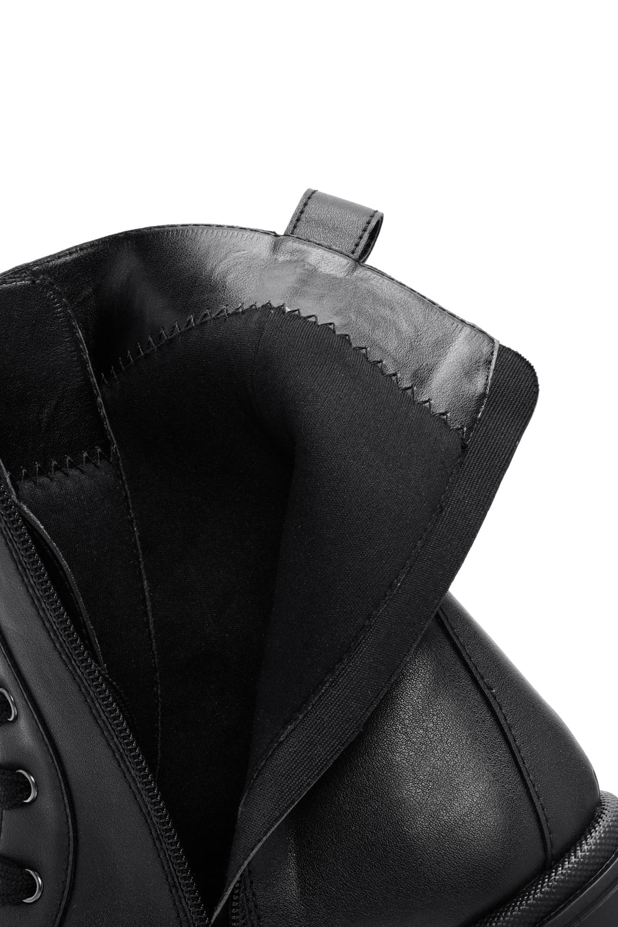 Women's Black Zippered Boots