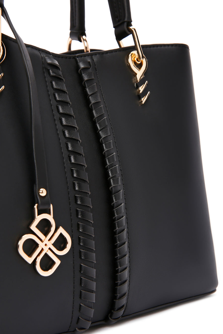 Women's Black Long Strap Classic Handbag