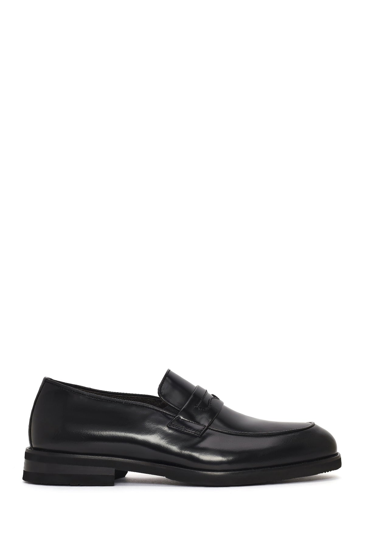 Erkek Siyah Deri Loafer 26SFD704522 | Derimod