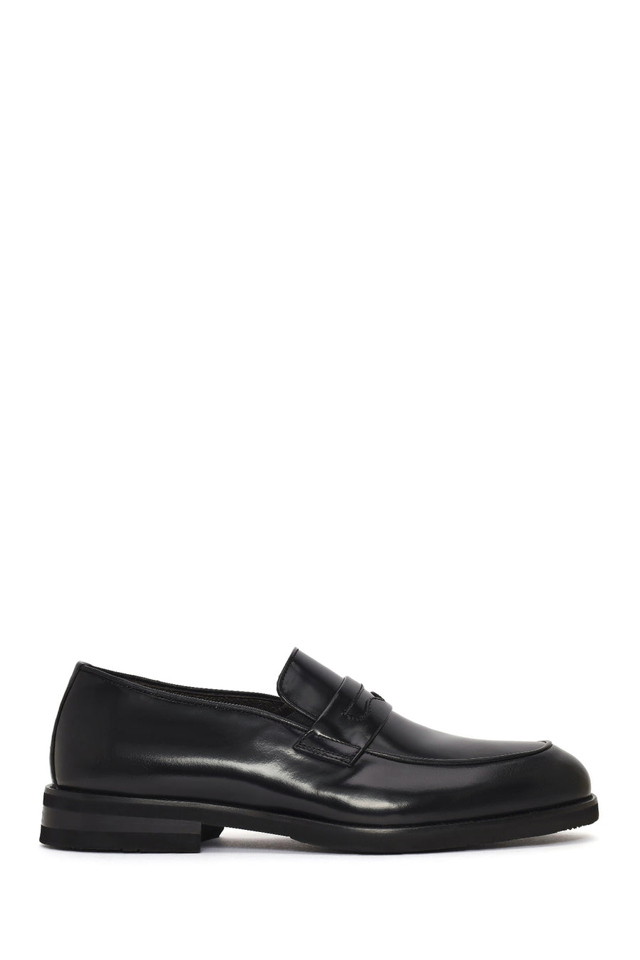 Men's Black Leather Loafer 26SFD704522 | Derimod