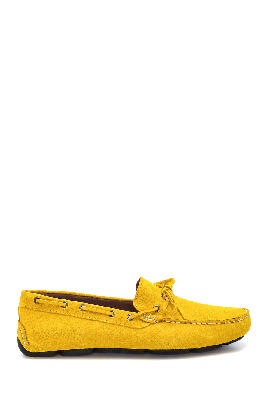 Erkek Sarı Süet Deri Casual Loafer 22SFD622110 | Derimod