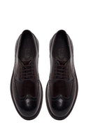 Male Brown Lace-up Leather Casual Shoes | Derimod