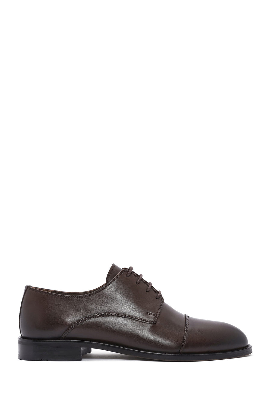 Men's Brown Laced Leather Classic Shoes 25SFD602318 | Derimod