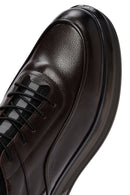 Men's Brown Lace-Up Leather Casual Sneaker | Derimod