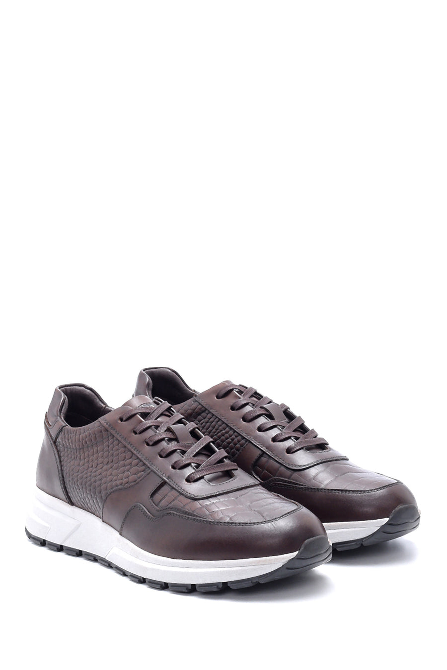 Men's Leather Crocodile Pattern Sneaker