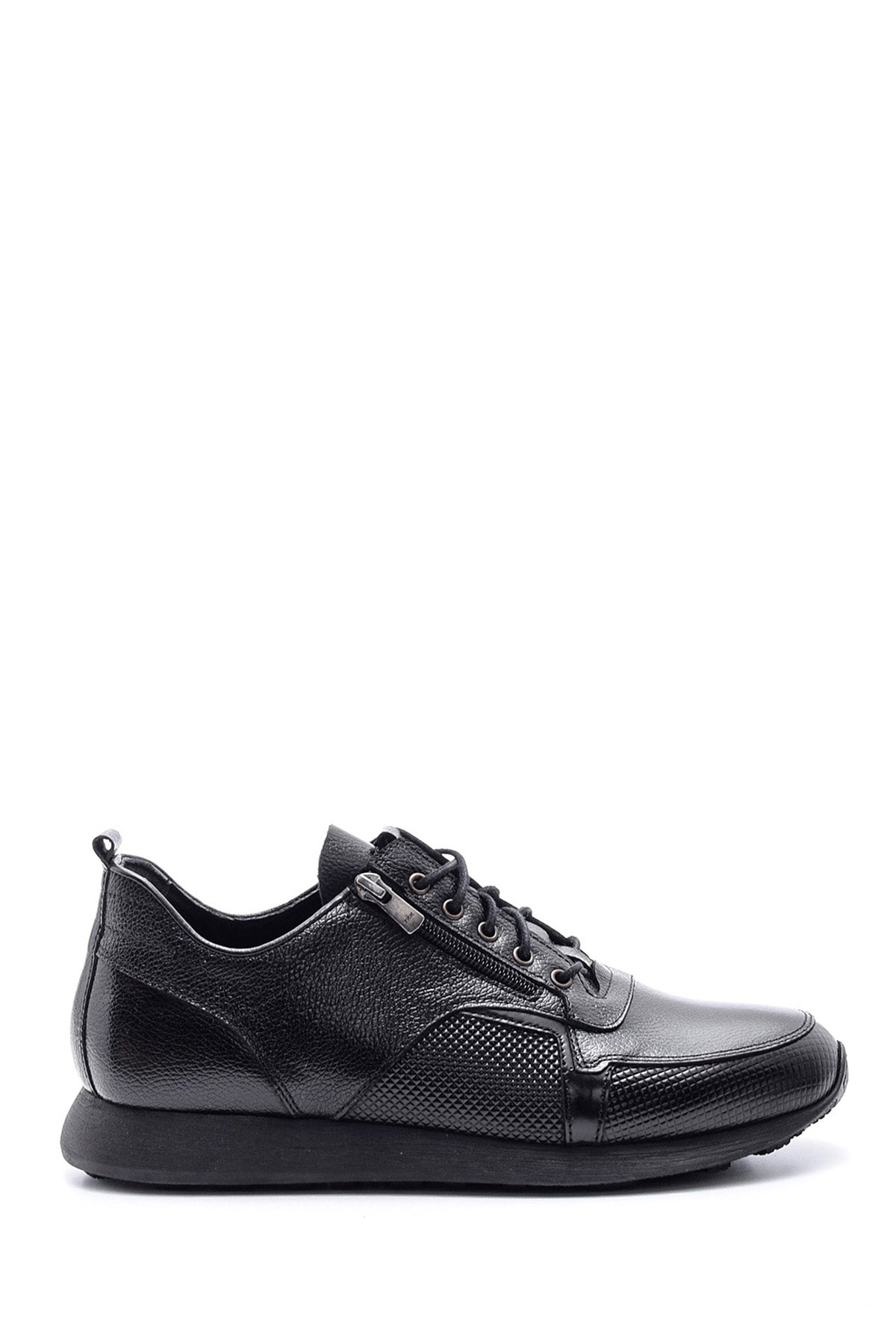 Men's Leather Shoes with Zipper Detail 19WFD303114 | Derimod