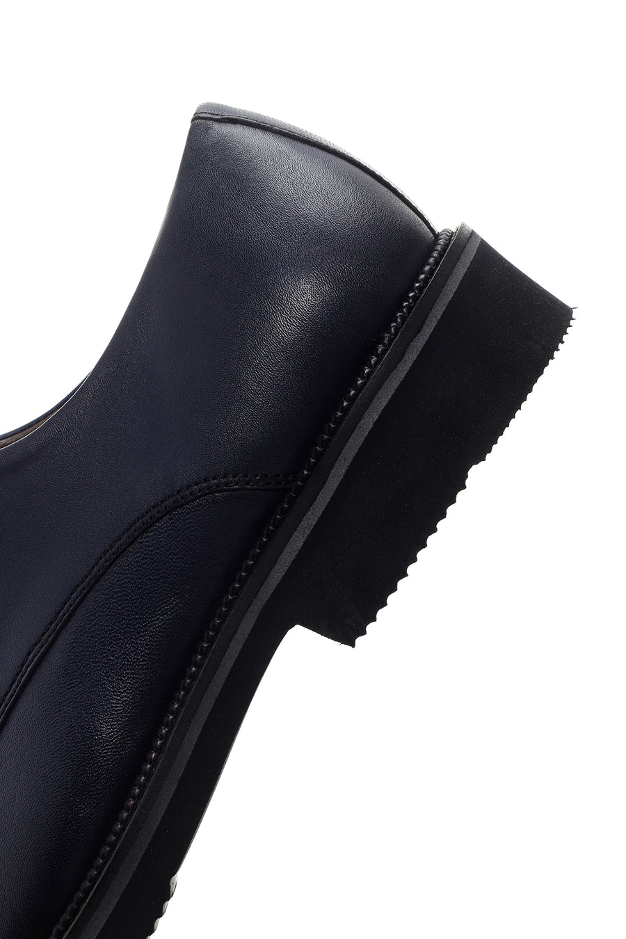 Men's Navy Blue Leather Casual Shoes