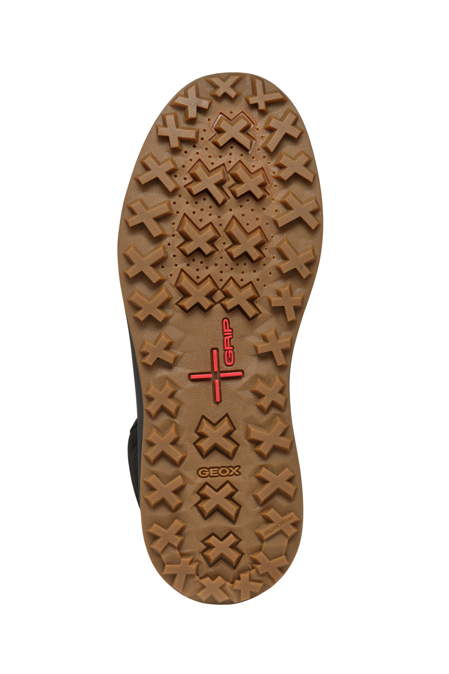 Geox Erkek Siyah Granito + Grip Abx Bağcıklı Waterproof Deri Casual Bot