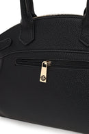 Woman Black Long-Strap Croc-Pattern Classic Shoulder Bag | Derimod