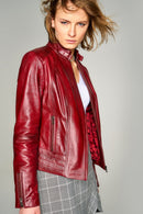 Fanny Women's Leather Jacket | Derimod