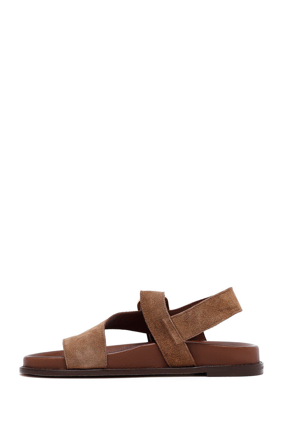 Women's Mink Suede Leather Flip Flop Sandals