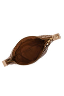 Women's Bronze Sequin Mini Shoulder Bag | Derimod
