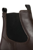 Geox Men's Brown Lagorai + Grip Abx Waterproof Leather Chelsea Boots | Derimod