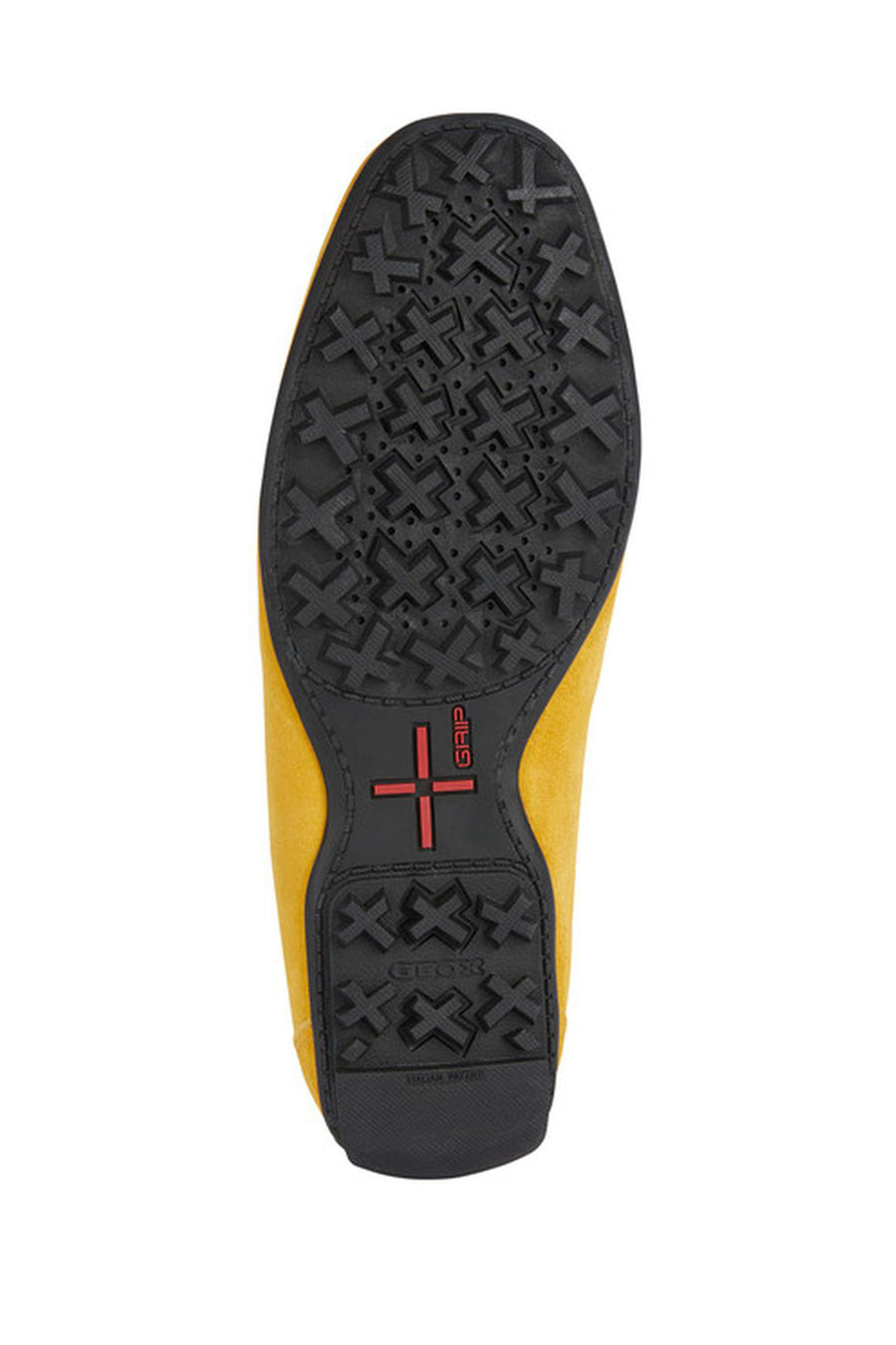 Geox Erkek Sarı Kosmopolis + Grip Süet Deri Casual Loafer