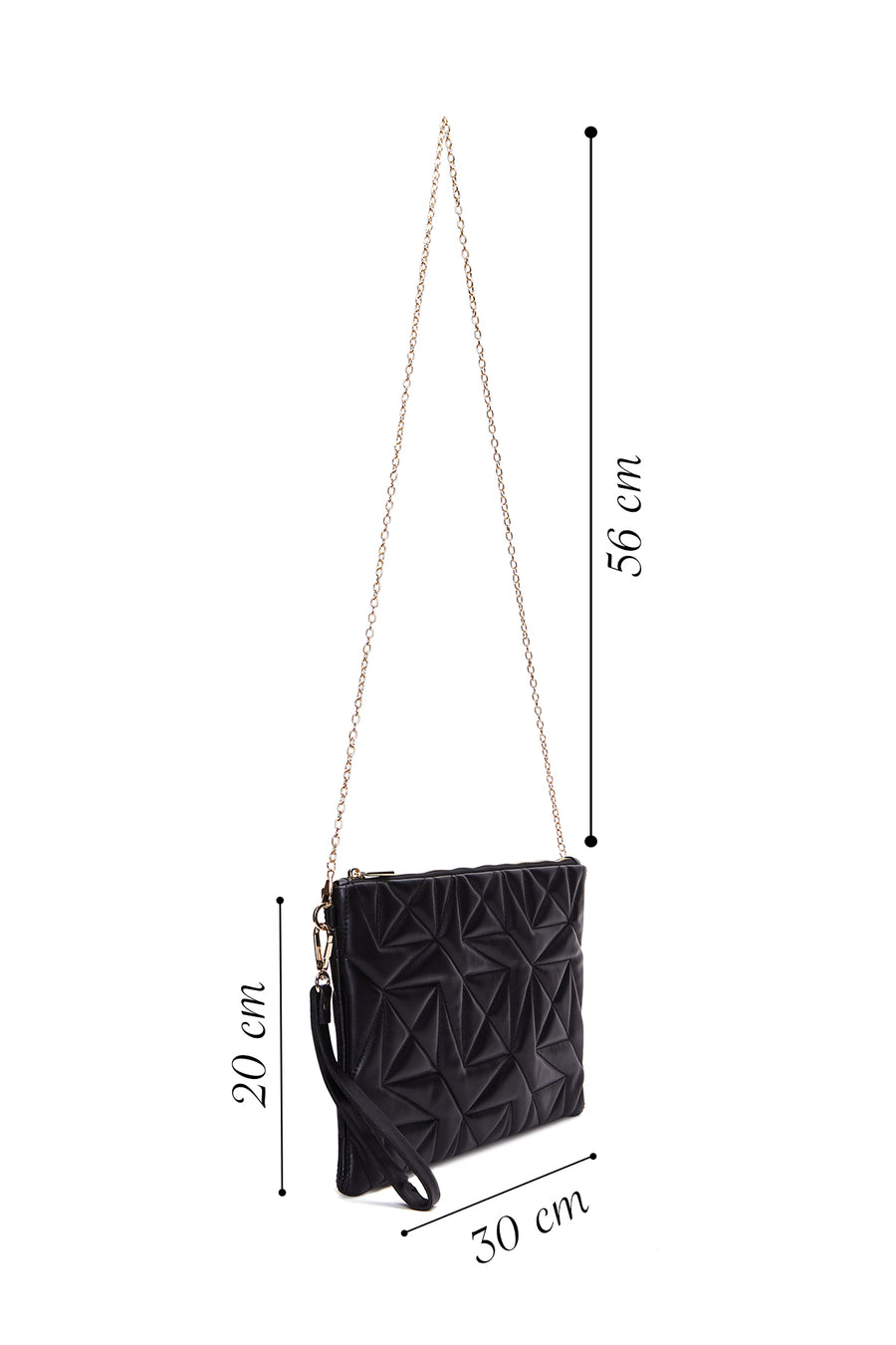 Women's Black Clutch Bag