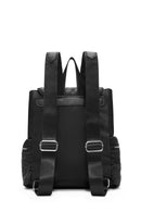 Women's Black Fabric Backpack | Derimod