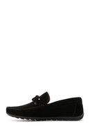 Men's Black Suede Leather Casual Loafer | Derimod