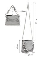 Women's Silver Chain Shoulder Bag | Derimod