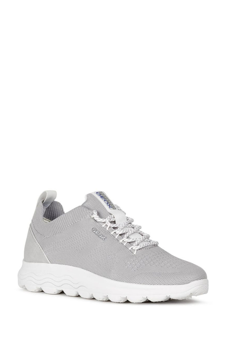Geox Kadın Gri Spherica Bağcıklı Kumaş Sneaker