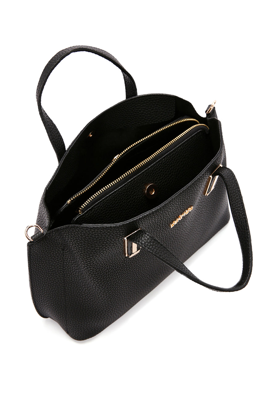Women's Black Long Strap Shoulder Bag