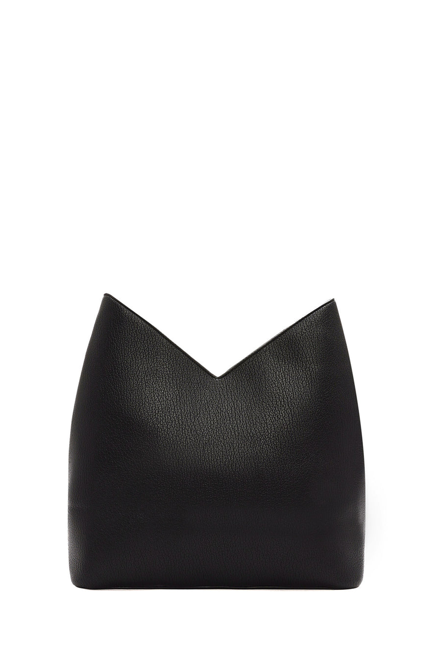 Women's Black Short and Long Strap Shoulder Bag