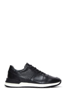 Men's Black Leather Sneaker | Derimod