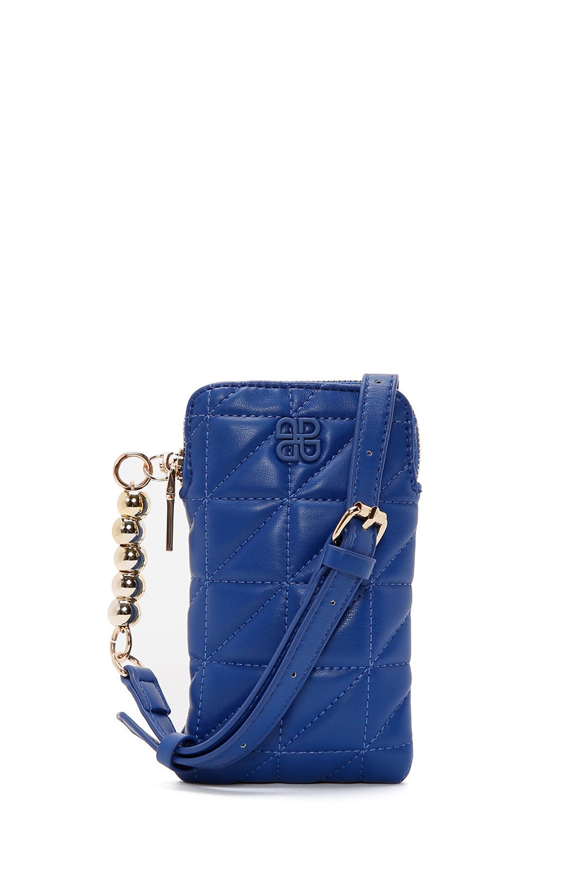 Women's Blue Faux Leather Crossbody Bag 23SBD2453KP | Derimod