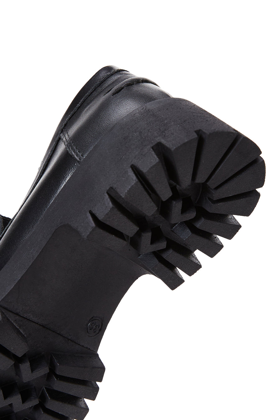 Kadın Siyah Deri Maskülen Loafer