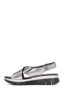 Women's Gray Comfort Sandals | Derimod