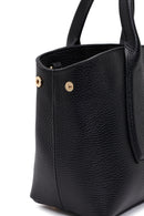 Woman Black Long-Strap Leather Shoulder Bag | Derimod