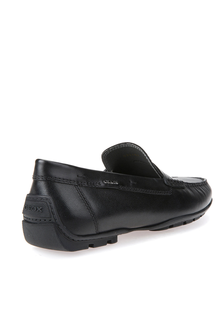 Geox Erkek Siyah U Moner 2Fit Casual Deri Loafer
