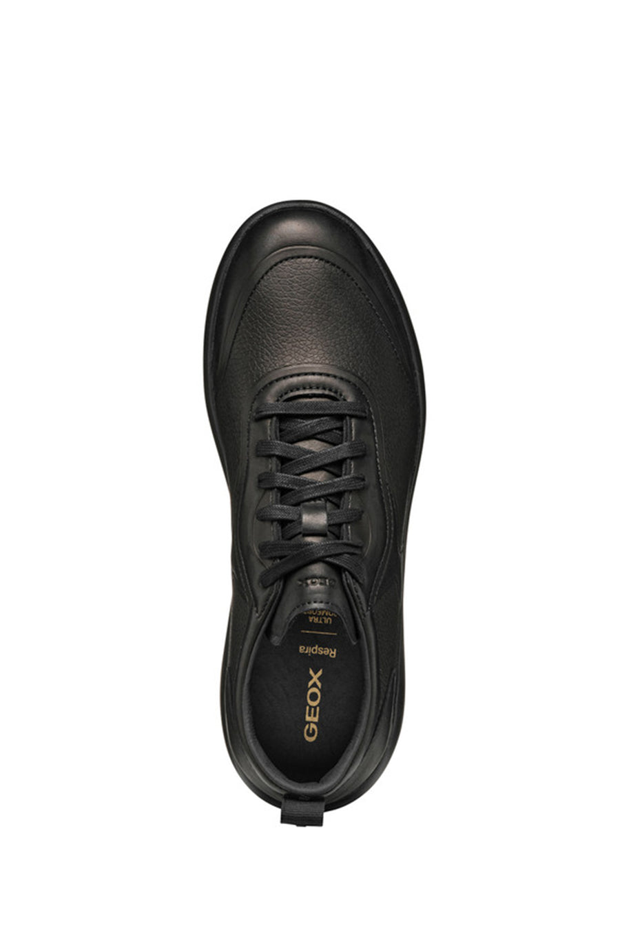 Geox Erkek Siyah U Xtors B - Print.Lea + Smo.Lea Bağcıklı Deri Sneaker