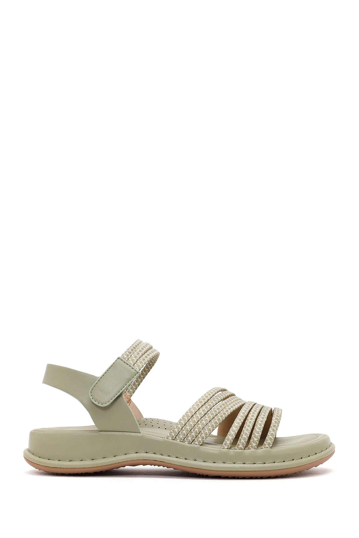 Women's Green Chunky Sole Comfort Sandals 26SFE46366F | Derimod